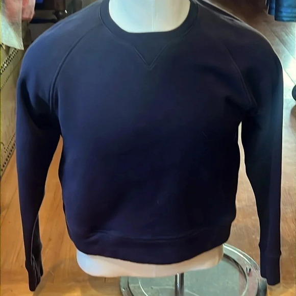 Public Rec Tops - Public Rec Womens Sweatshirt size L Luxe Fleece Black Cropped Long Sleeve